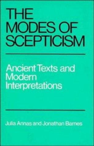 Couverture : The modes of scepticism