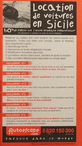 Couverture : Sicile 2009