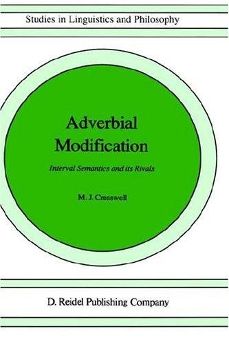 Couverture : Adverbial modification