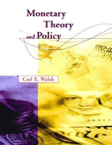 Couverture : Monetary theory and policy