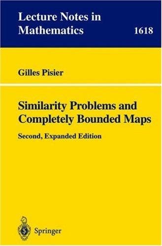Couverture : Similarity problems and completely bounded maps