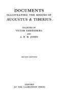 Couverture : Documents illustrating the reigns of Augustus & Tiberius