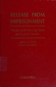 Couverture : Release from imprisonment
