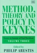 Couverture : Method, theory, and policy in Keynes