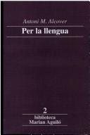 Couverture : Per la llengua