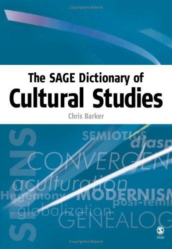 Couverture : The SAGE Dictionary of Cultural Studies