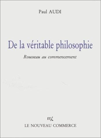 Couverture : De la véritable philosophie