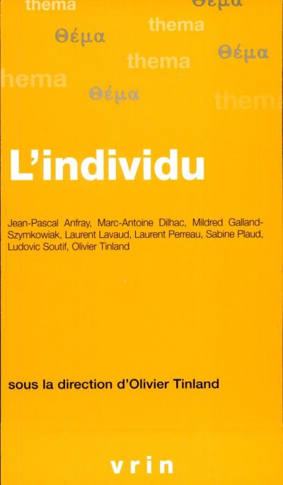 Couverture : individu