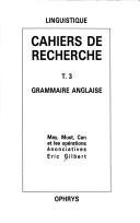 Couverture : Grammaire anglaise