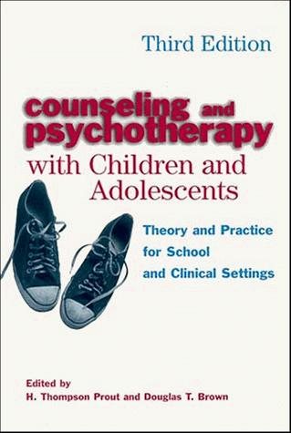 Couverture : Counseling and psychotherapy with children and adolescents