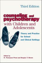Couverture : Counseling and psychotherapy with children and adolescents