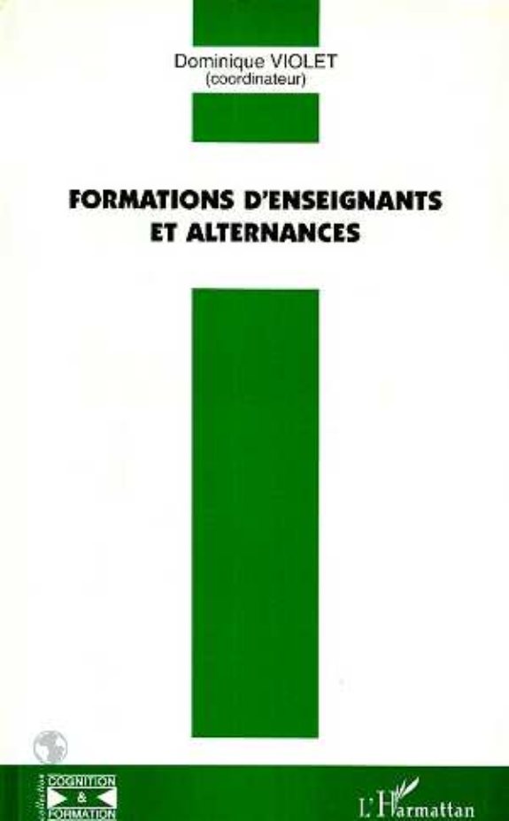 Couverture : Formations d'enseignants et alternances
