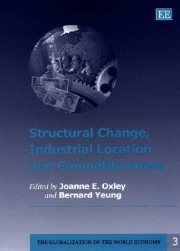 Couverture : Structural change, industrial location and competitiveness