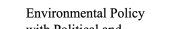 Couverture : Environmental policy with political and economic integration