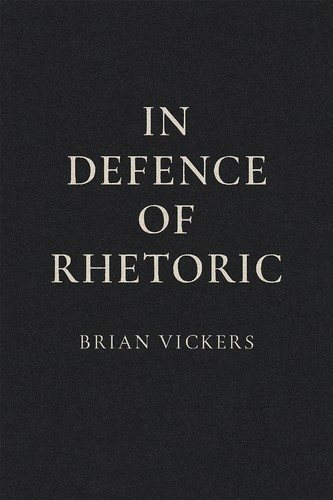 Couverture : In defence of rhetoric