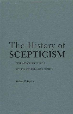 Couverture : The History of Scepticism