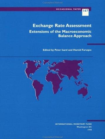 Couverture : Exchange rate assessment