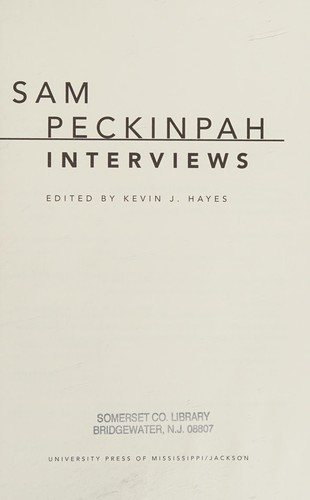 Couverture : Sam Peckinpah
