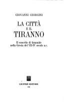 Couverture : La città e il tiranno