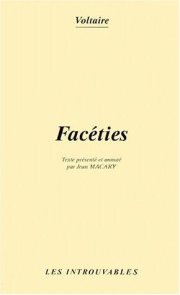 Couverture : Facéties