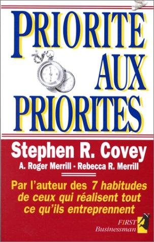 Couverture : Priorité aux Priorités