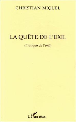 Couverture : La quête de l'exil