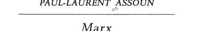 Couverture : Marx et la répétition historique.