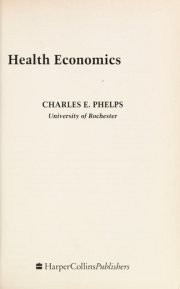 Couverture : Health economics