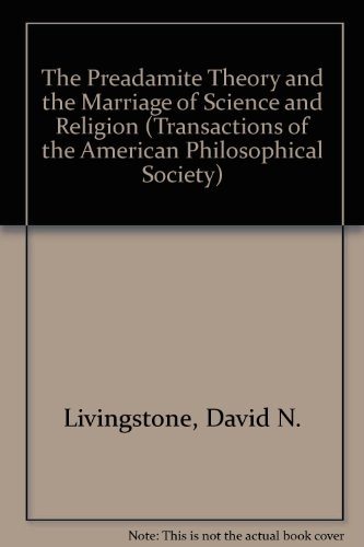 Couverture : The preadamite theory and the marriage of science and religion