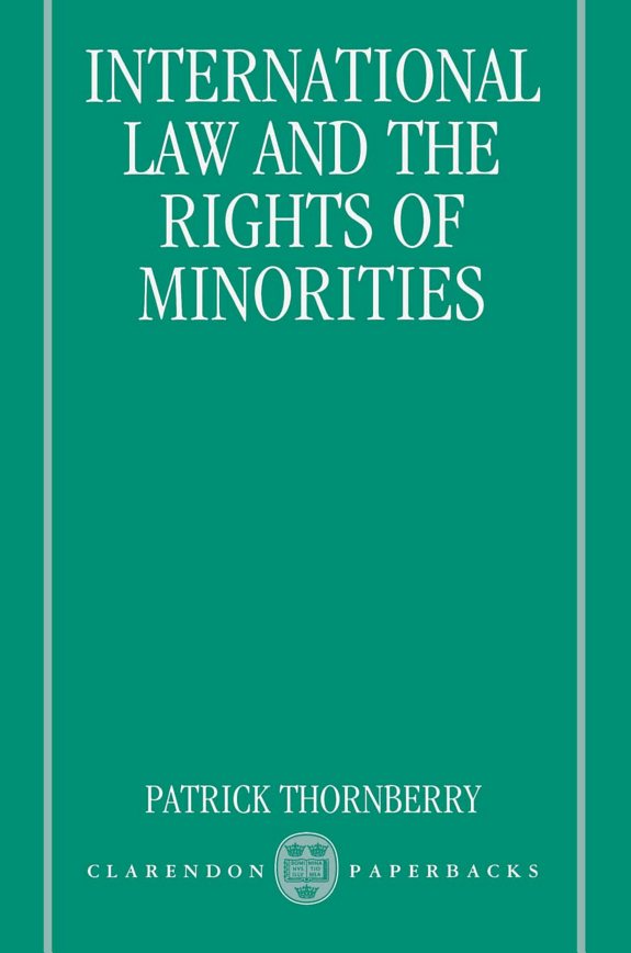 Couverture : International Law and the Rights of Minorities