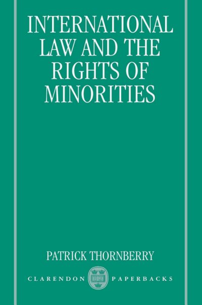 Couverture : International Law and the Rights of Minorities