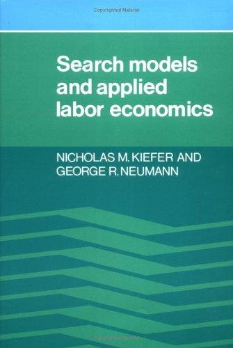 Couverture : Search models and applied labor economics
