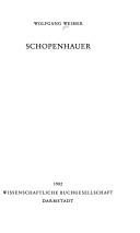 Couverture : Schopenhauer