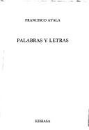Couverture : Palabras y letras