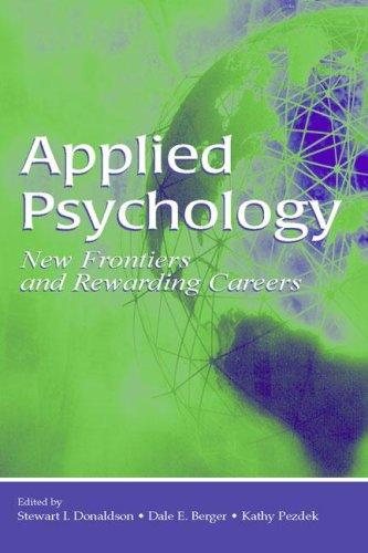 Couverture : Applied psychology
