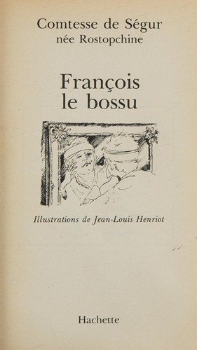 Couverture : François le bossu