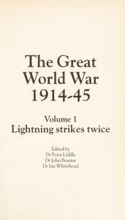 Couverture : The Great world war 1914-45