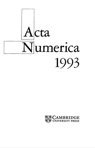 Couverture : Acta numerica.