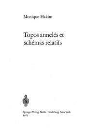 Couverture : Topos annelés et schémas relatifs