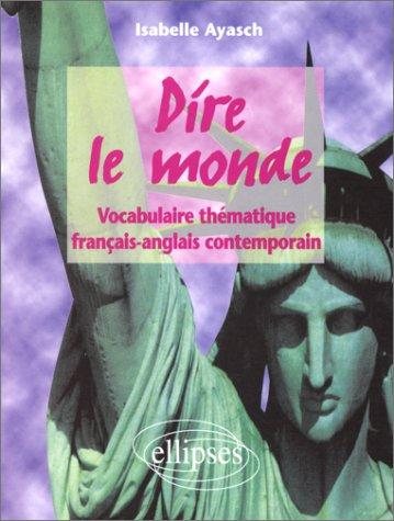 Couverture : Dire le monde