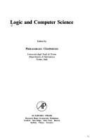 Couverture : Logic and computer science