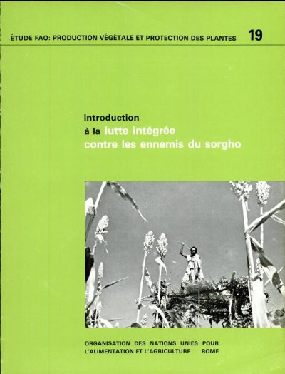 Couverture : Introduction à la lutte intégrée contre les ennemis du sorgho