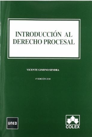 Couverture : Introducción al derecho procesal