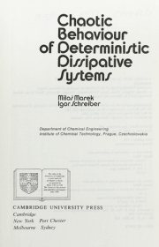 Couverture : Chaotic Behaviour of Deterministic Dissipative Systems