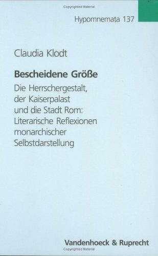 Couverture : Bescheidene Grösse