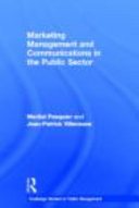 Couverture : Marketing management and communications in the public sector