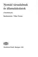 Couverture : Nomád társadalmak és államalakulatok