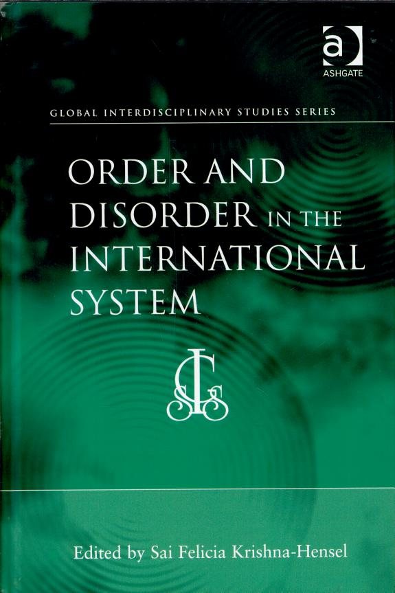 Couverture : Order and disorder in the international system