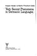 Couverture : Verb second phenomena in Germanic languages