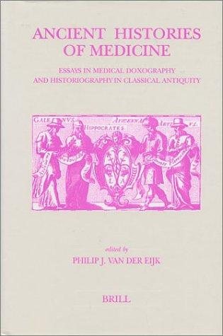Couverture : Ancient Histories of Medicine